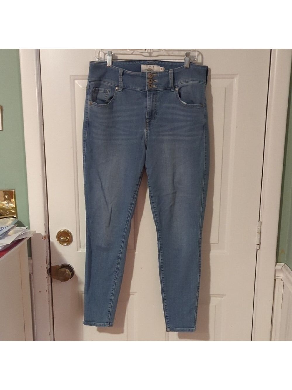 Torrid Blue Denim Jeggings Plus Size 14 Regular
